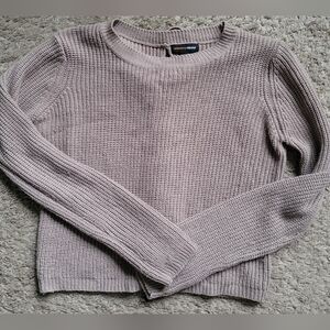 Ambiance Light Taupe Crew Neck Sweater